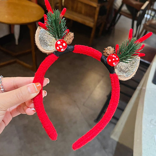 Festive Deer Antler Cute Magical Hair Accessory