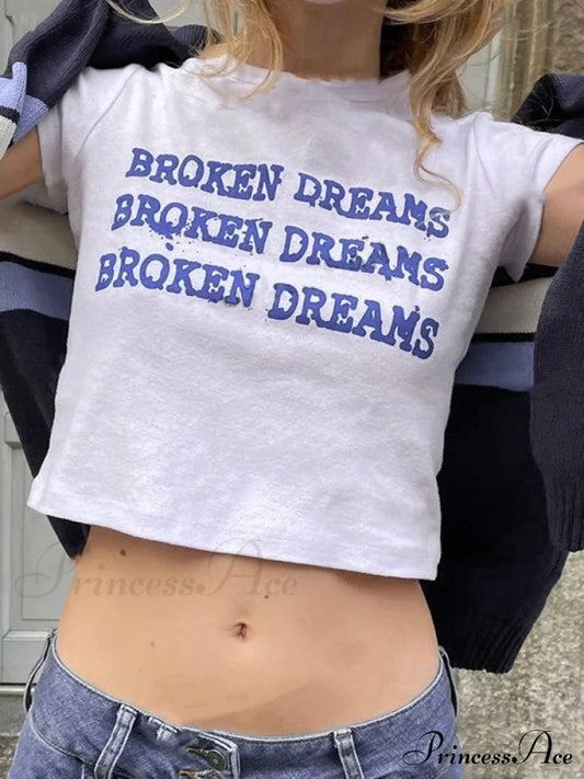 Broidered Lace Graceful Crop Blouse Short Sleeves