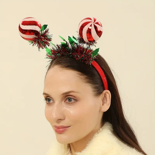 Ball Antler Bell Star Tree Festive Hair Accessory