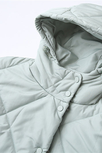 Padded Longline Hooded Puffer Coat coats