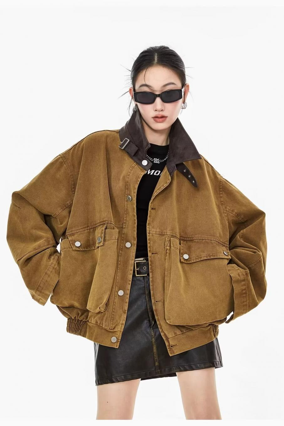 Relaxed Fit Workwear Pocket Jacket