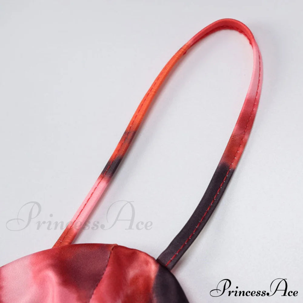 Abstract Sunset Pattern Long Modern Sleeve Cropped Cardigan - Orange L / Red Tank Tops