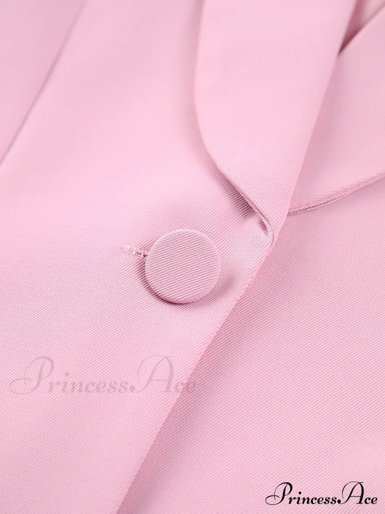 Aphrodite Single Graceful Breasted Blazer Blazers