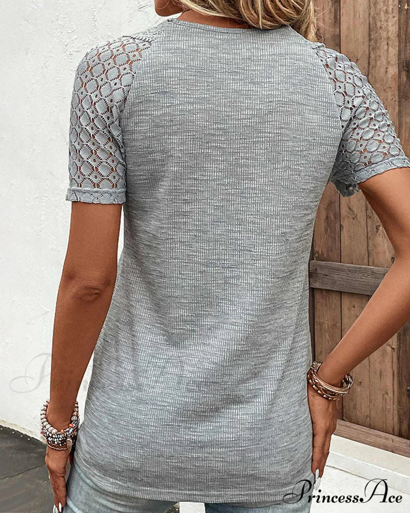 Arm Brief Lace T Shirt T-Shirts