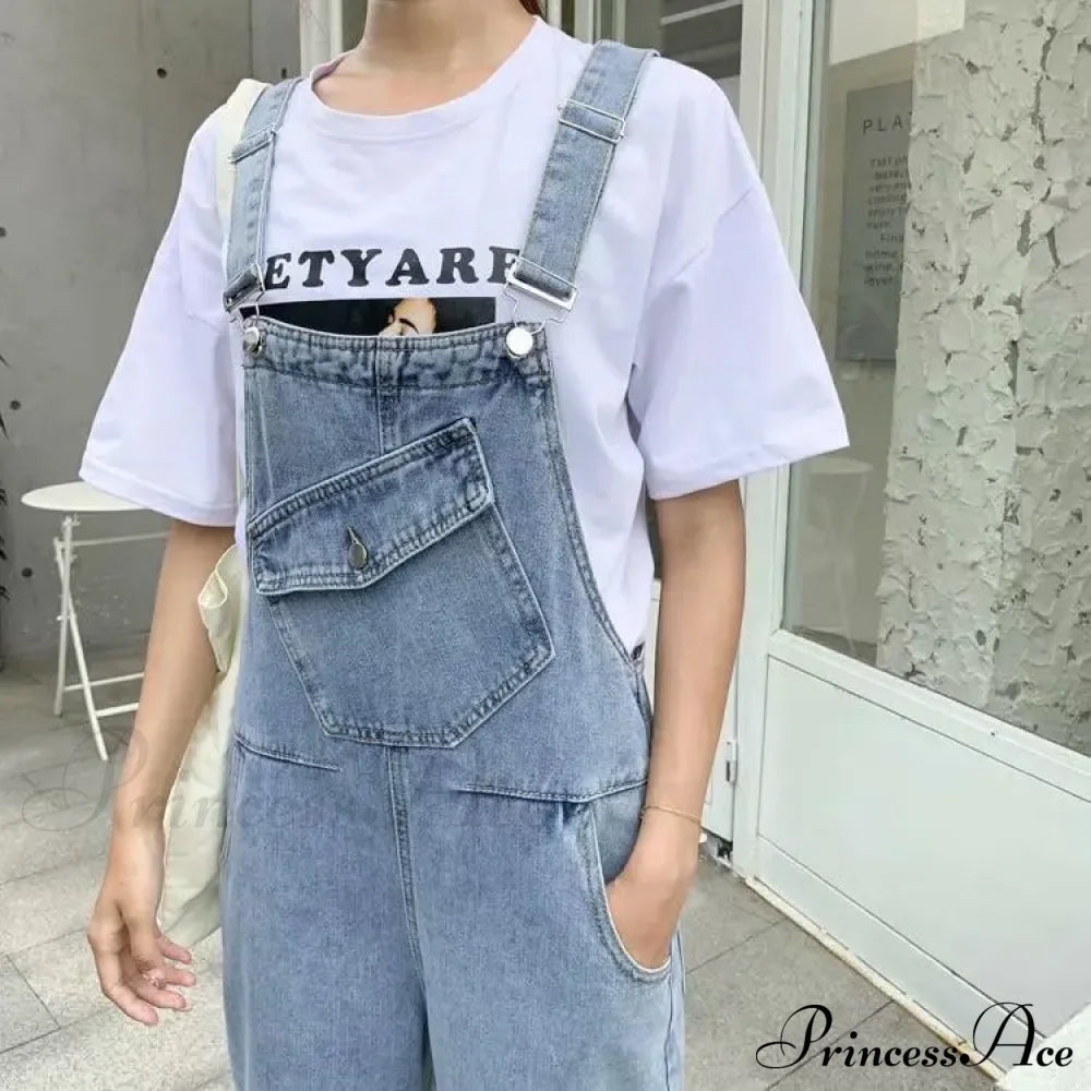 Blue Vintage Quality Fashion Women Pant Woman High Waist Denim Pants Wide Leg Clothing Jean