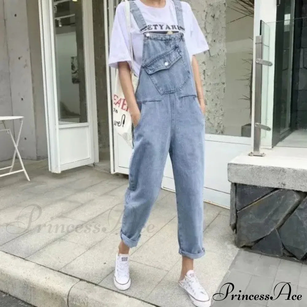 Blue Vintage Quality Fashion Women Pant Woman High Waist Denim Pants Wide Leg Clothing Jean