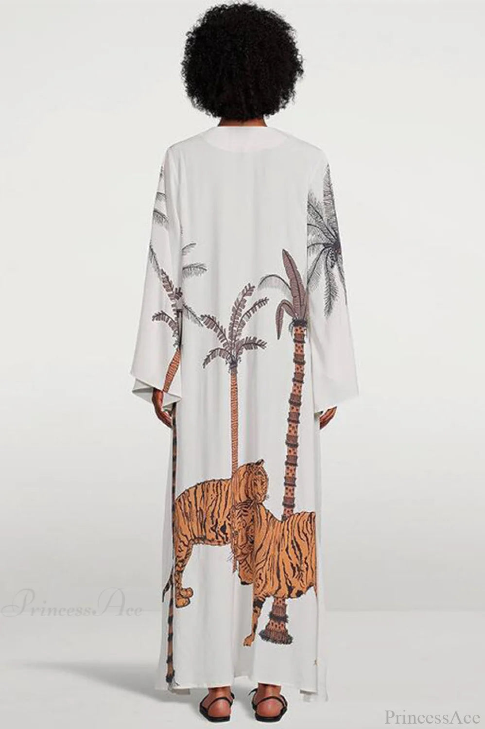 Brigitte One Of A Graceful Kind Ikat Maxi Kimono