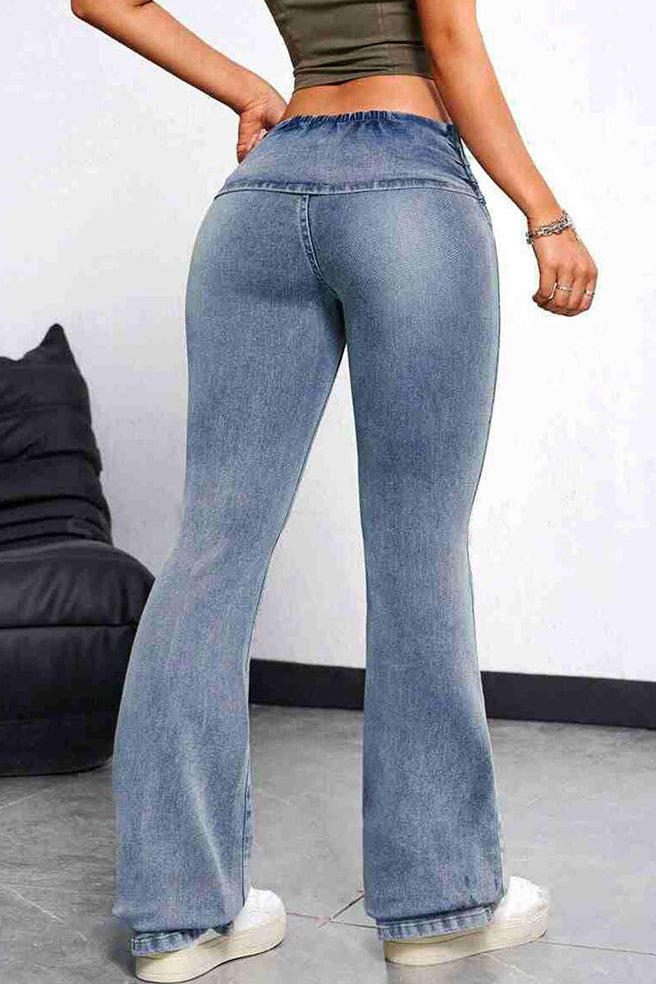 Sexy Body Shaping Flare Jeans