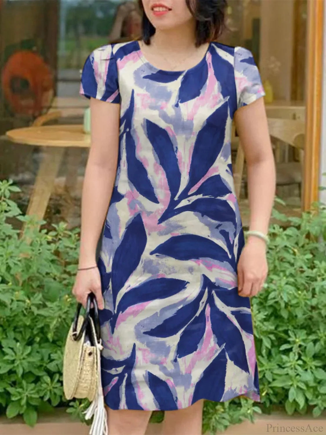 Elegant Floral Sundress Casual Floral Dress oldfloraldress-250126