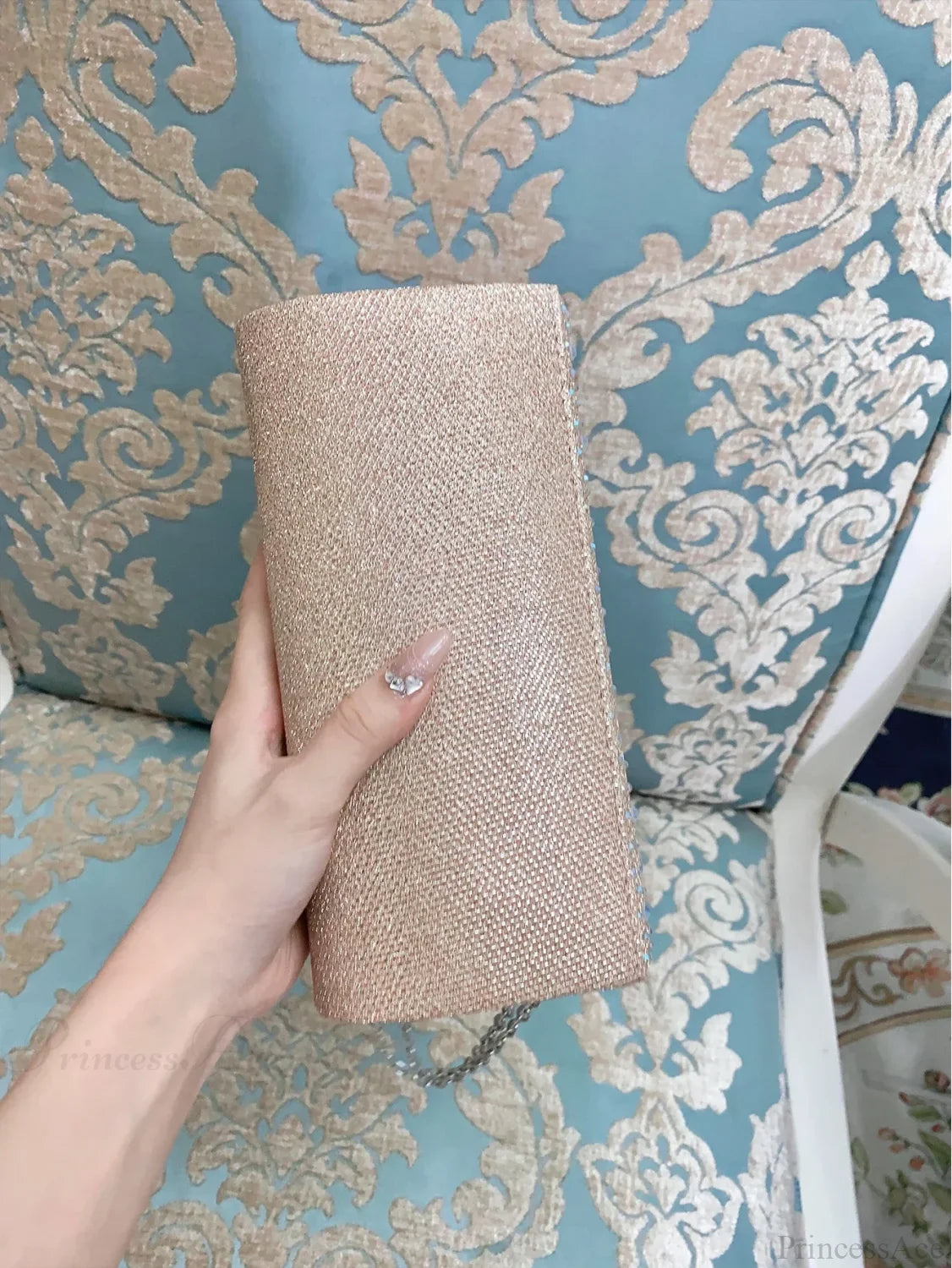 Elegant Sparkling Rhinestone Dinner Banquet Envelope Bag clutchbag-250126