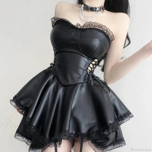 Empty Tie Lace Small Dress