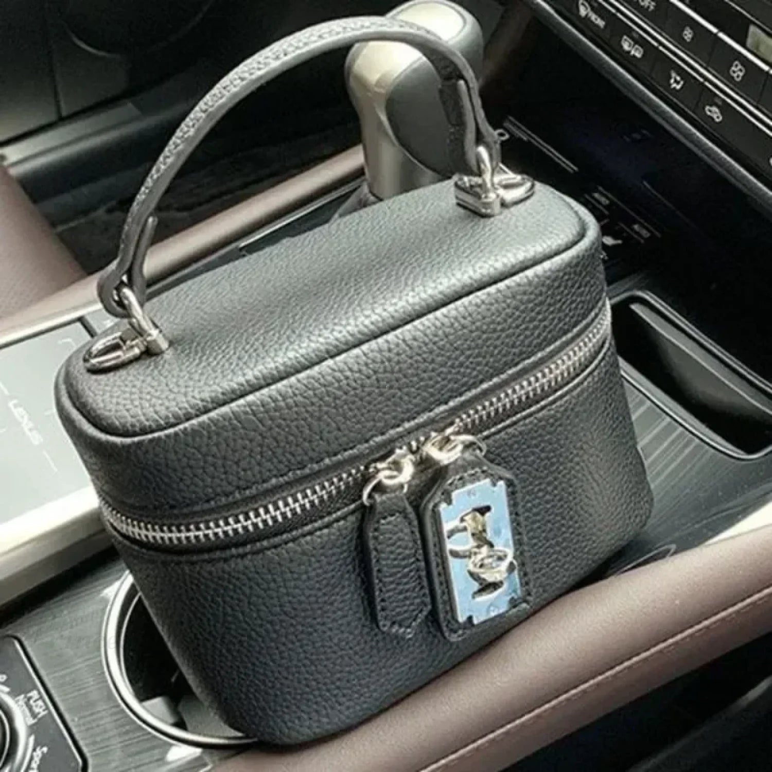 Fashion Box Canvas Shoulder Crossbody Bag Black2 shoulder-250126