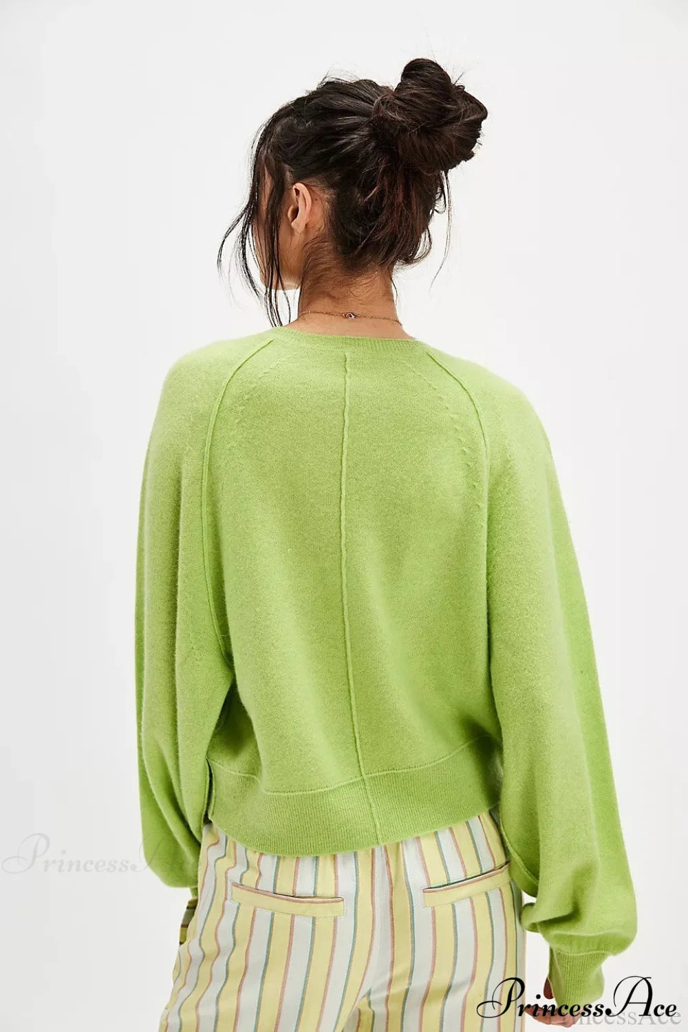 French Vintage Loose Long-Sleeve Knit Top