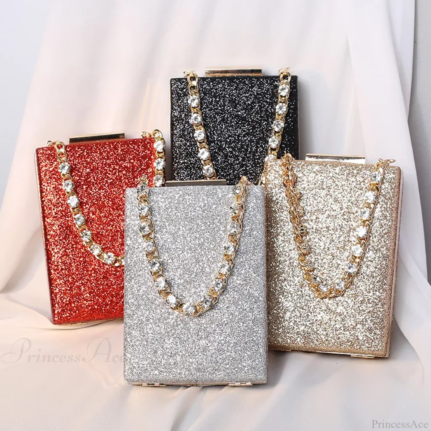 Glitter Evening Clutch Wallet Wristlet wristlet-250126