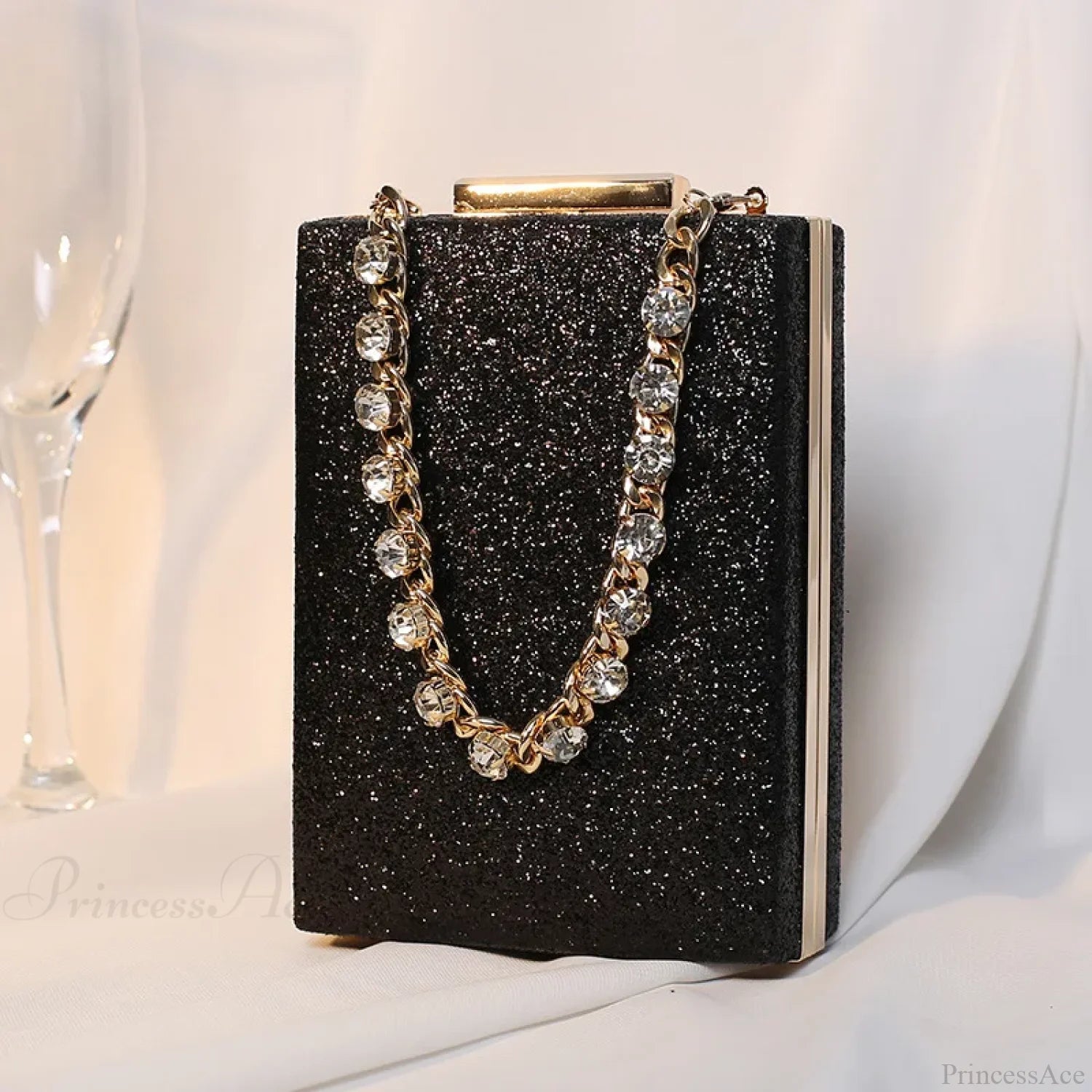 Glitter Evening Clutch Wallet Wristlet wristlet-250126