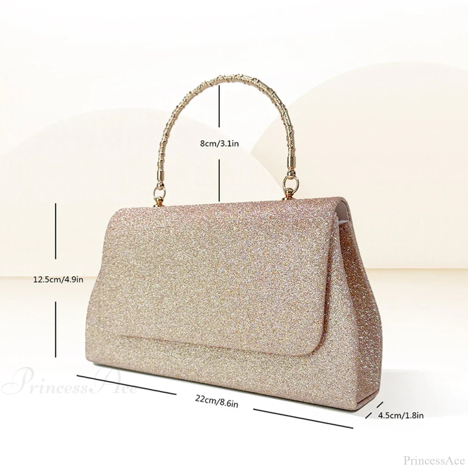 Glitter Sequin Evening Clutch Purses Crossbody Bag clutchbag-250126