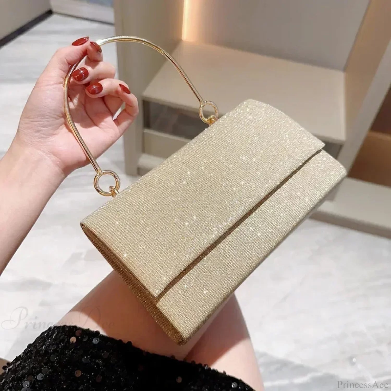Glitter Wedding Clutch Shoulder Bag for Women clutchbag-250126