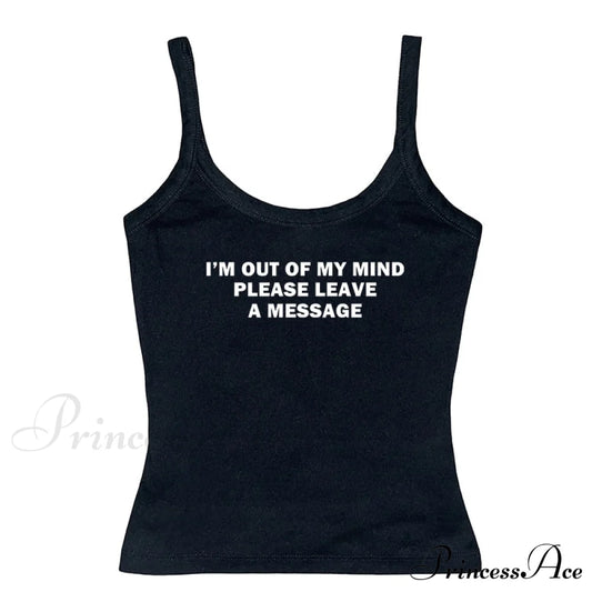 Graphic Text Cami Top - Free From Label