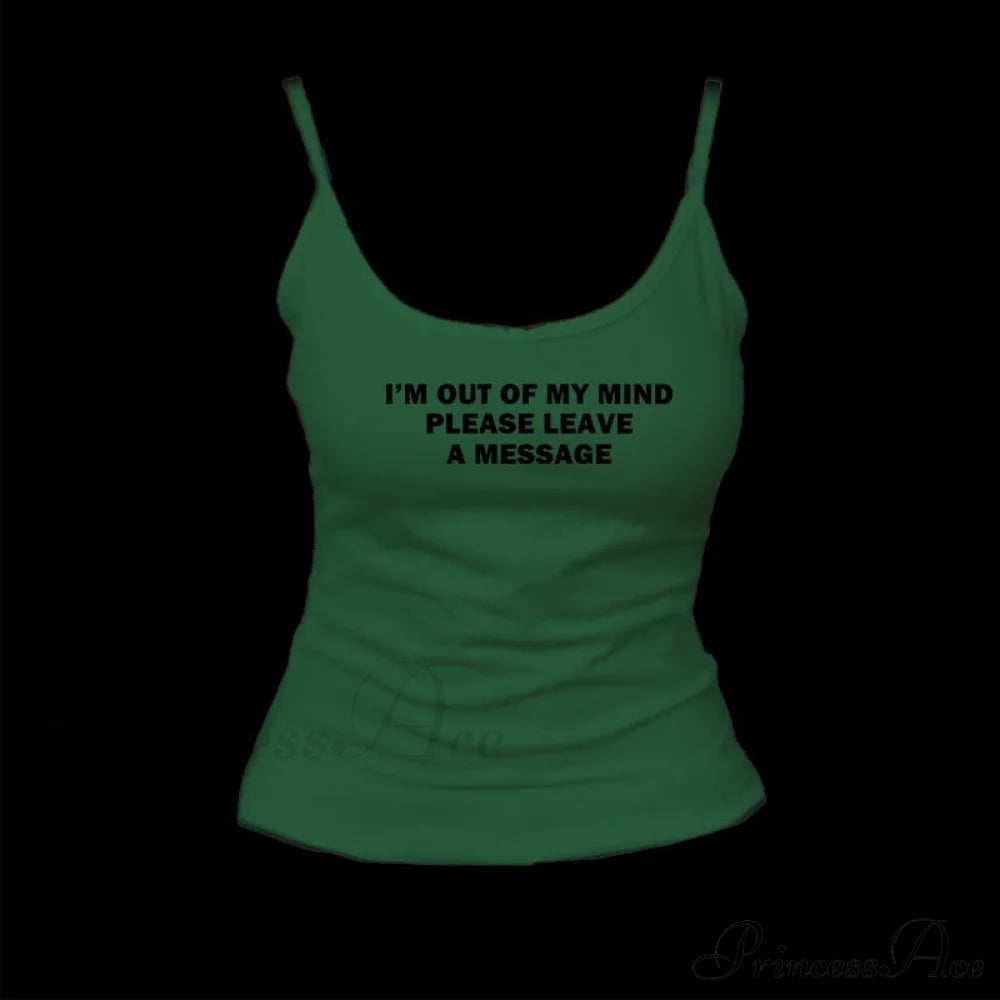 Graphic Text Cami Top - Free From Label