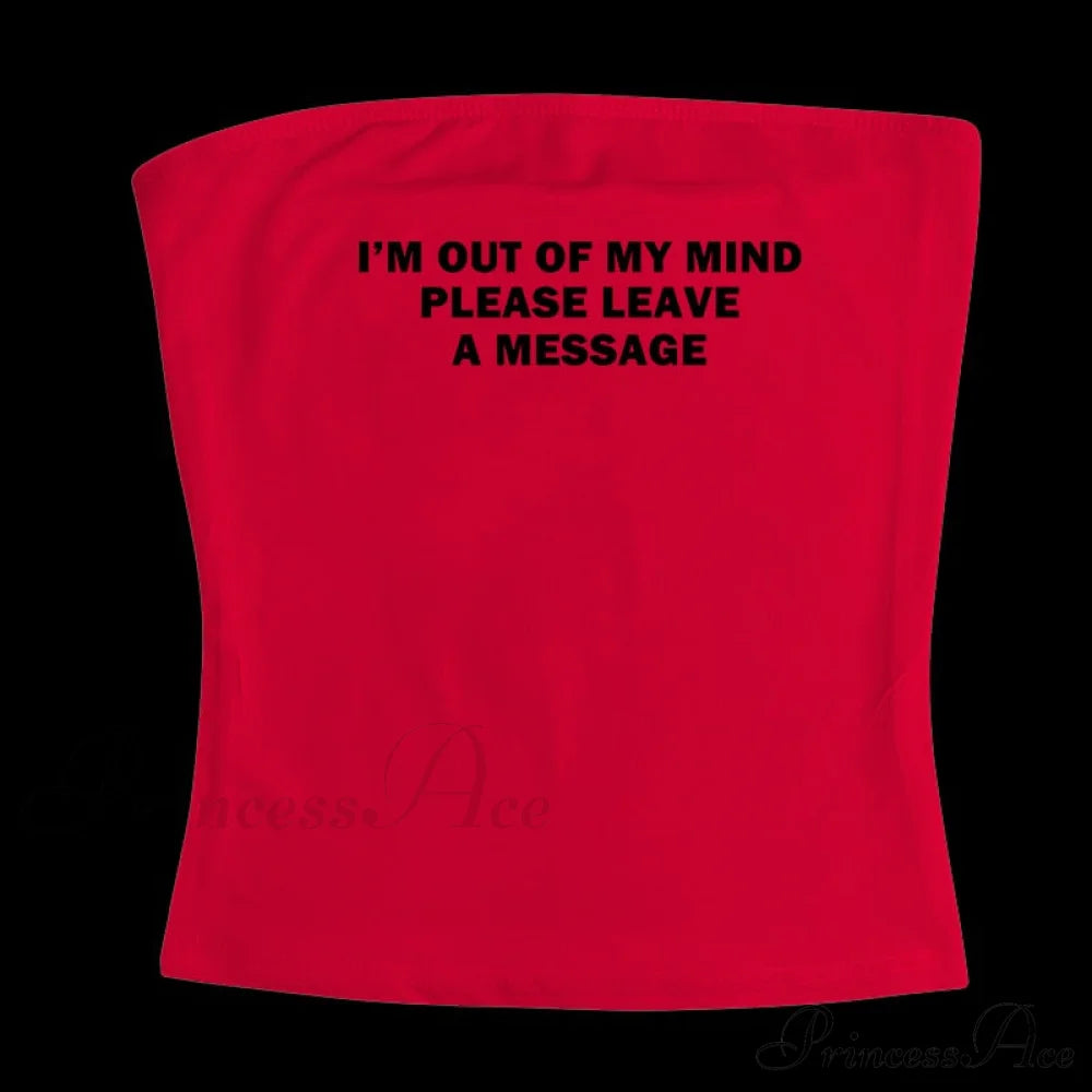 Graphic Text Cami Top - Free From Label