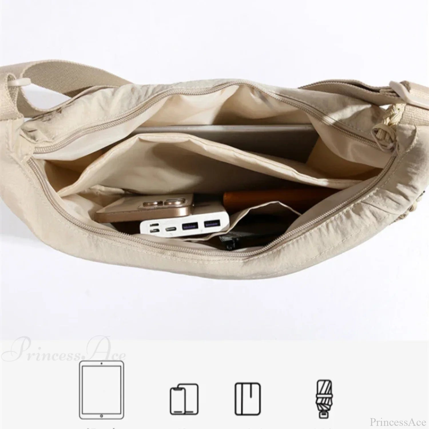 High Capacity Nylon Crossbody Messenger crossbody-250126