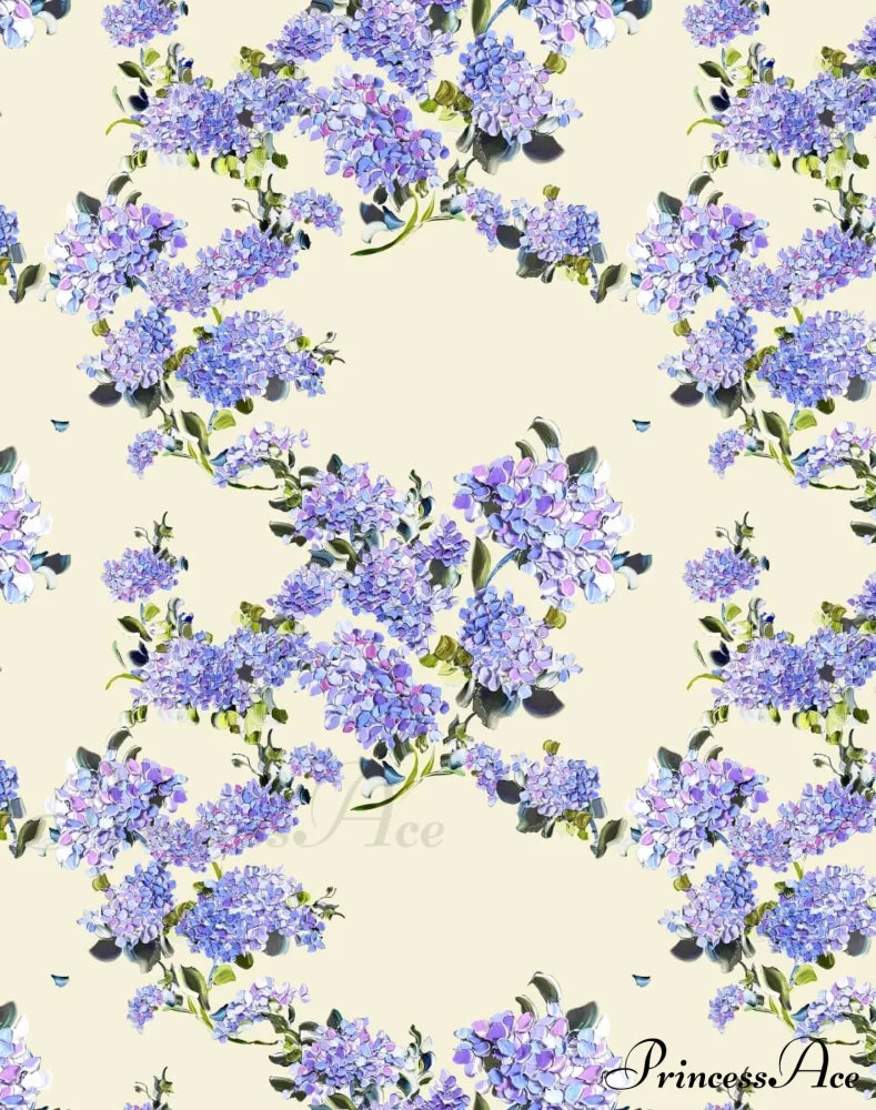 Hydrangea Chic Off-The-Shoulder Charming Floral Maxi Dress