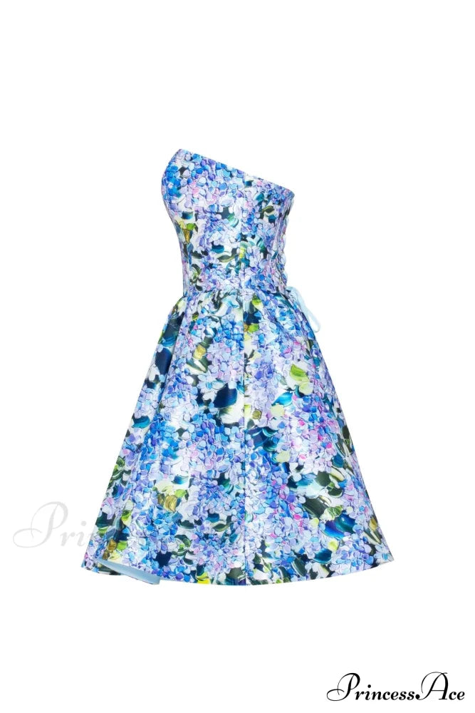 Hydrangea Corset Stylish Mini Dress