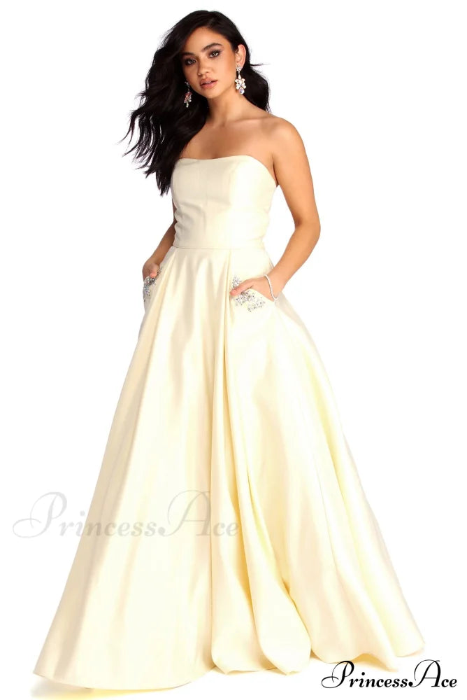 Josephine Formal Jewel Ball Gown - Lady Occasions