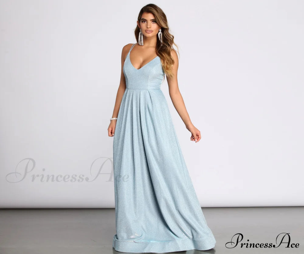 Jules Glitter Stylish Ball Gown S.o. Ballgowns