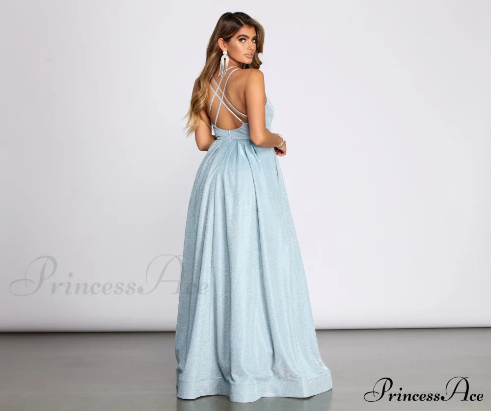 Jules Glitter Stylish Ball Gown S.o. Ballgowns