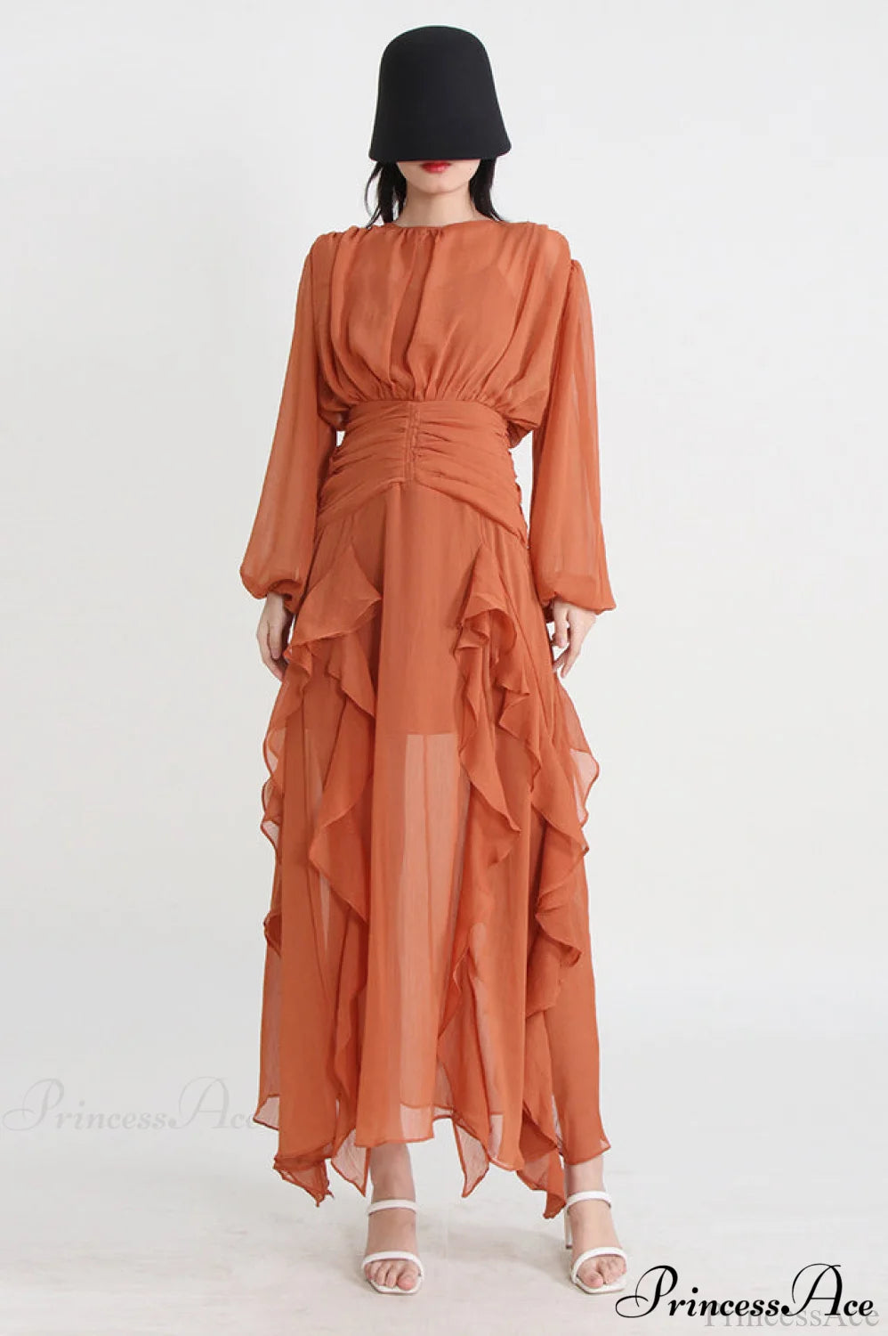 Leonie Ballon Sleeve Maxi Dress | Dress In Beauty