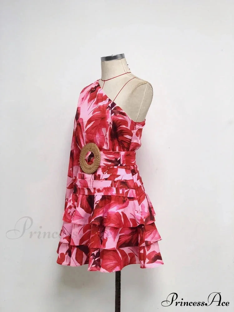 Luna Elegant Ruffle Dress