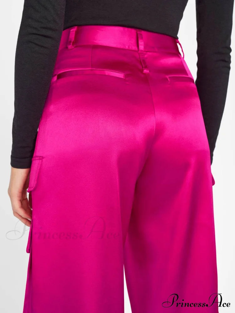 Magenta Blazer Stylish And Pants Set