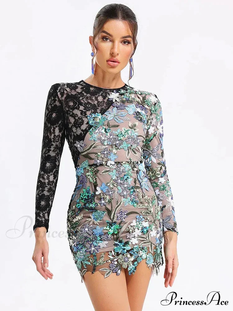 Meghan Elegant Mini Dress