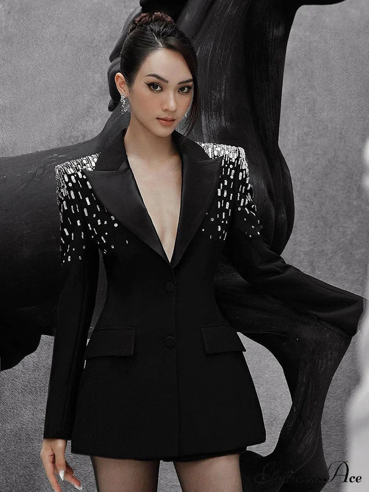 Olivia Mini Stylish Blazer Dress