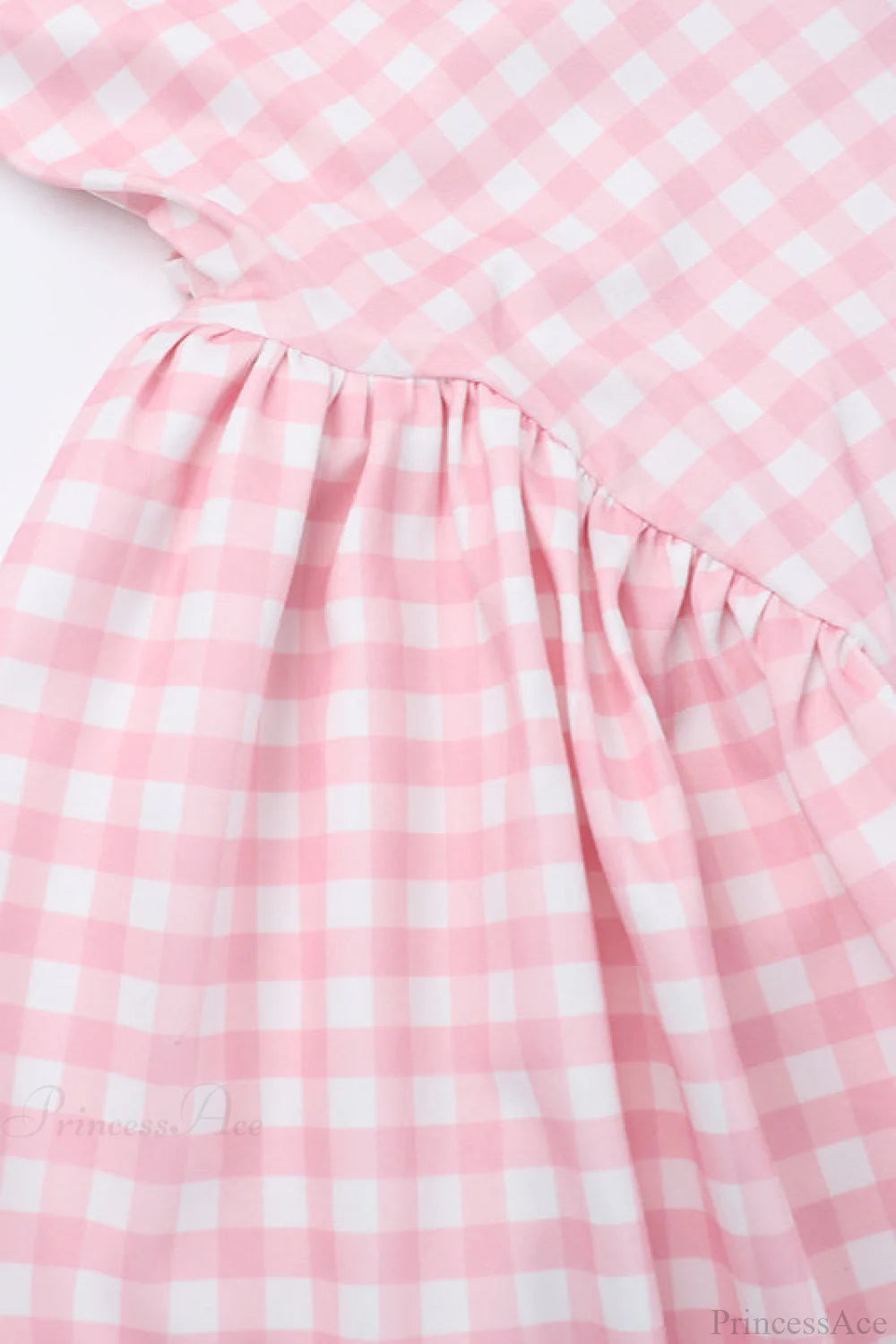 Plaid Color Block Halter Deep V Ruched Mini Dress