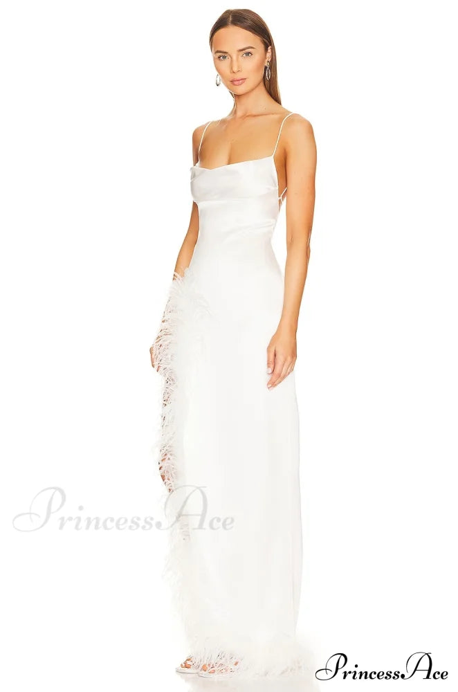 Priscilla Elegant Feather Dress Buy Now / 2 Xs