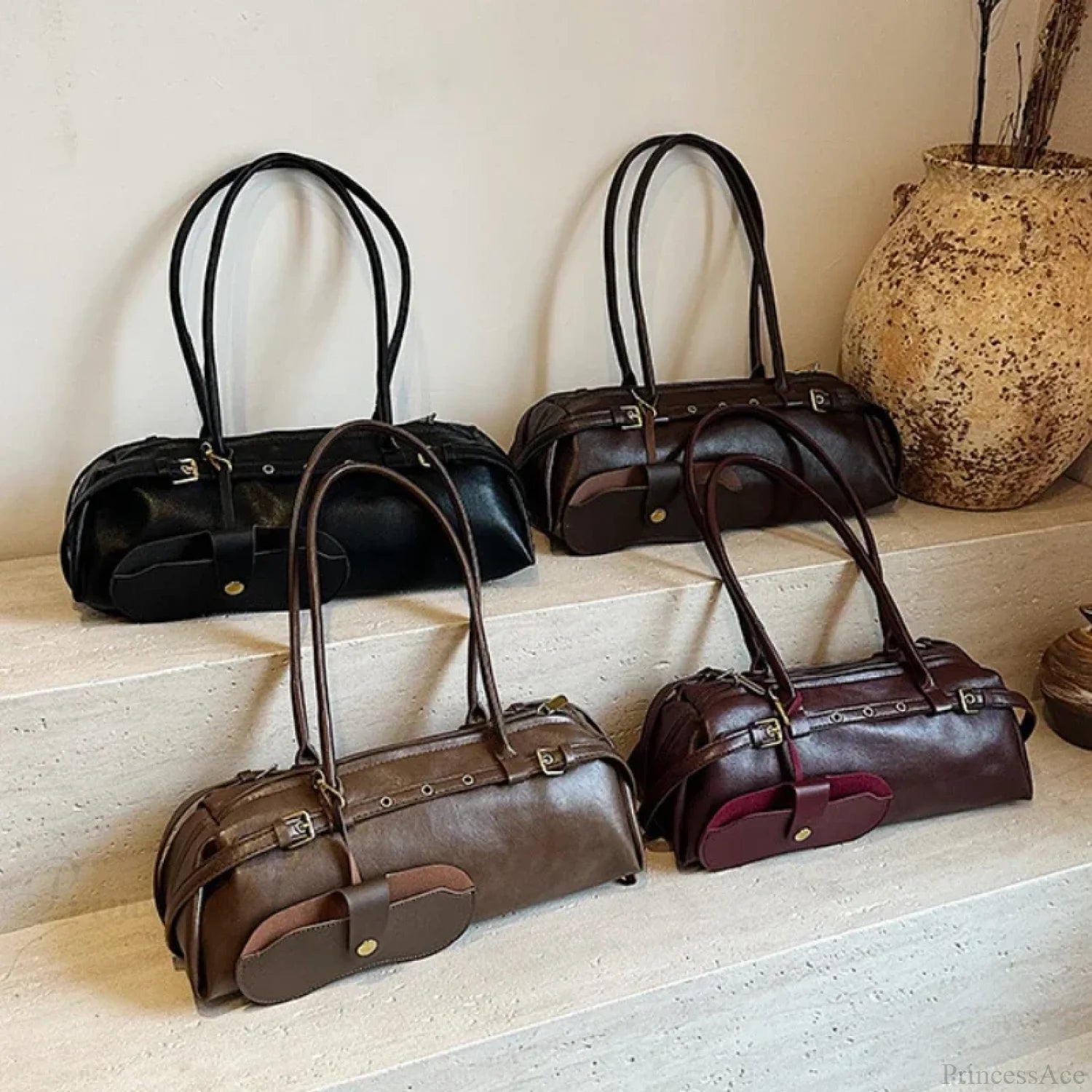 PU Leather Buckle Fashion Shoulder Bag shoulder-250126