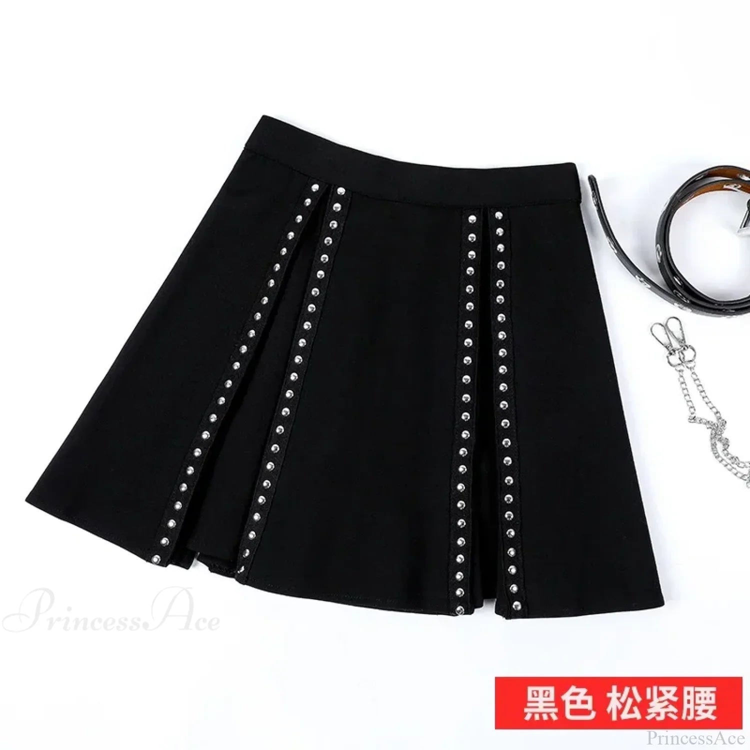 Punk Stud Retro Harajuku Skirt