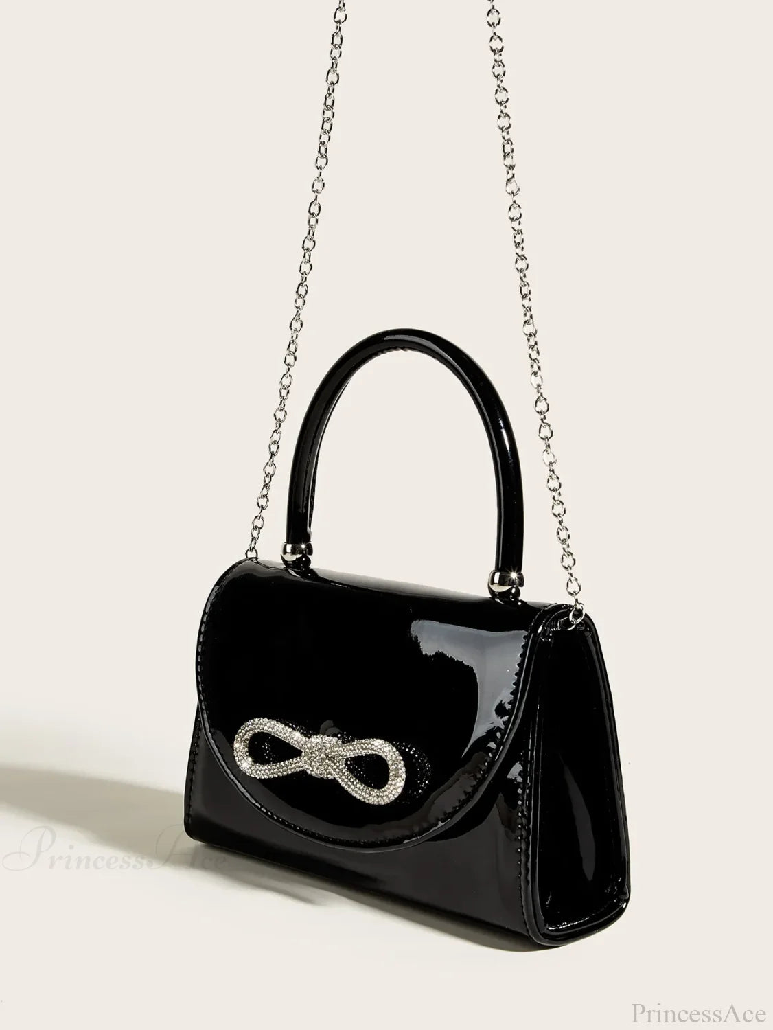 Sequin Crystal Evening Clutch Wedding Bag Black clutchbag-250126