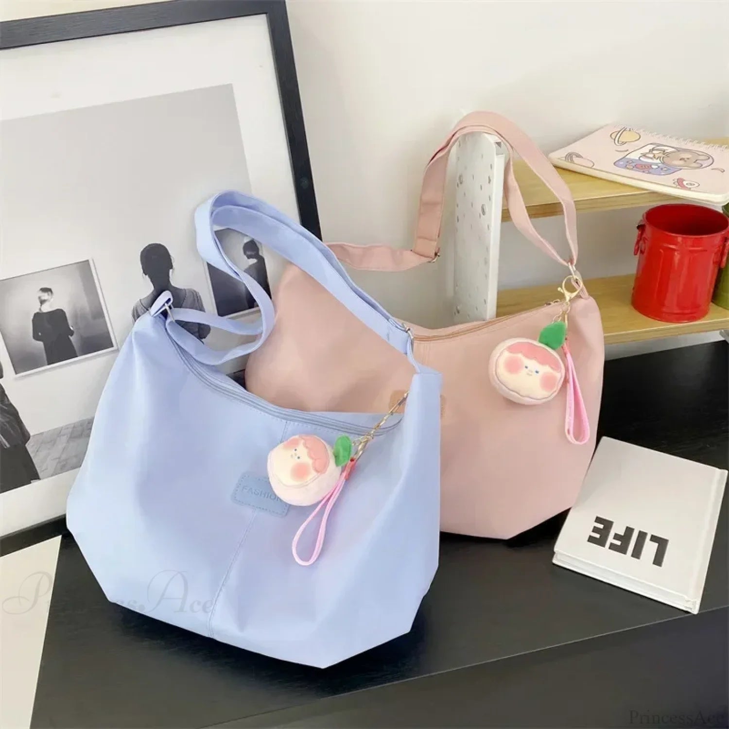 Simple College Style Nylon Large Crossbody crossbody-250126