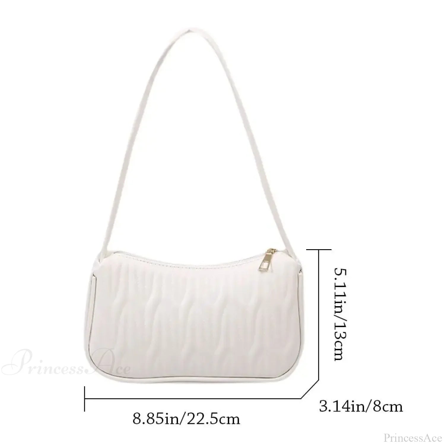 Solid Color PU Leather Women Shoulder Bag shoulder-250126