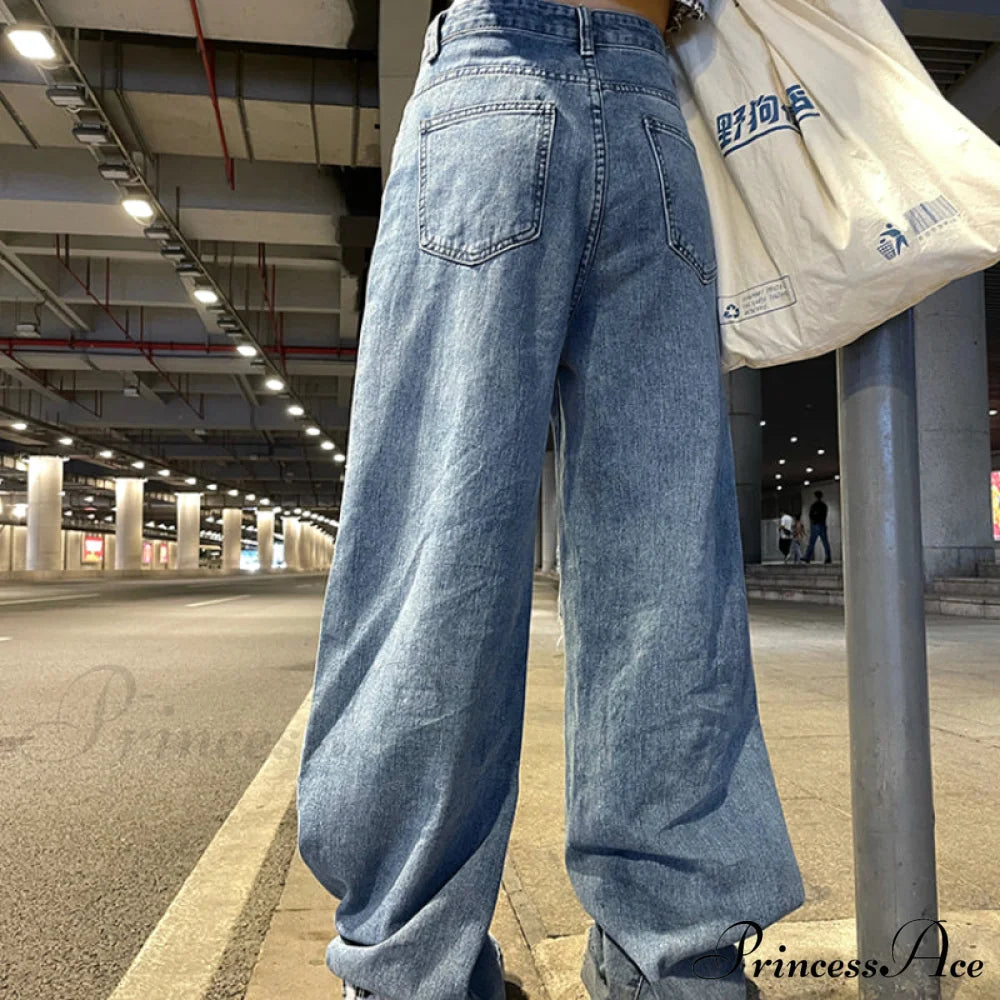 Street Style Hip Hop Ripped Jeans