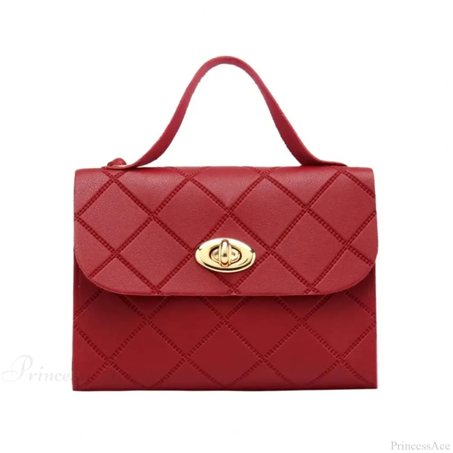 Textured Long Strap Faux Leather Crossbody Wallet Handbag Red handbag-250126