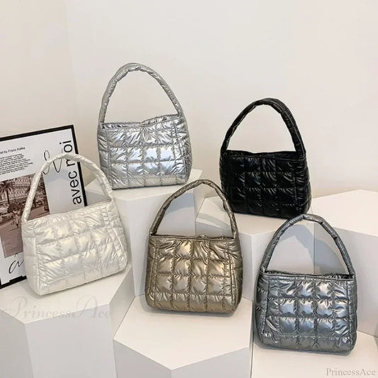 Winter Cotton Casual Tote Shoulder Handbag handbag-250126